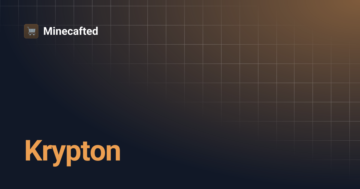 Krypton | Minecafted